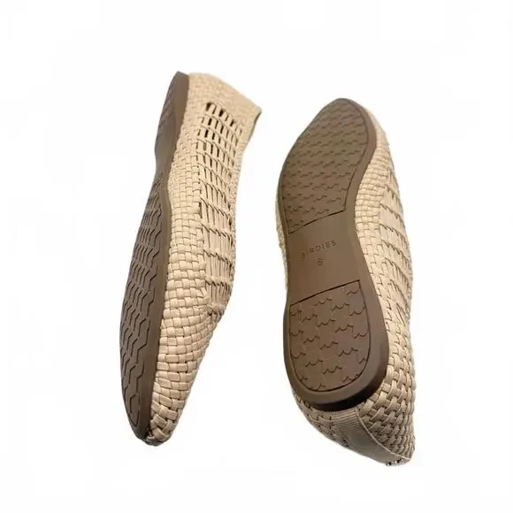 Birdies Goldfinch Woven Pointed Toe Flats - Color Dawn Woven Size 8 -Comfortable - Picture 3 of 4